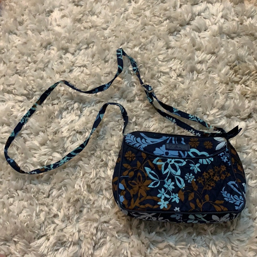 Vera Bradley Blue Floral Bag NWOT